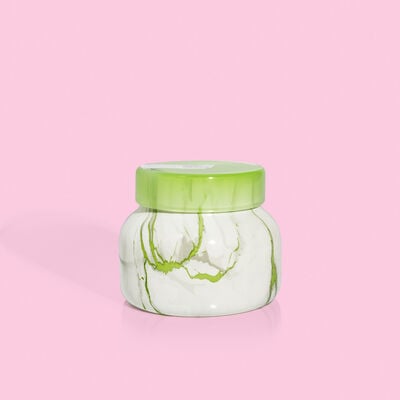 Honeydew Crush Modern Marble Petite Jar, 8 oz